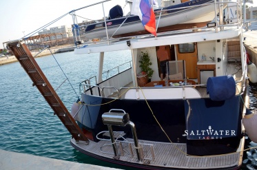 Steel Motor Trawler for Sale. Saltwater Yachts