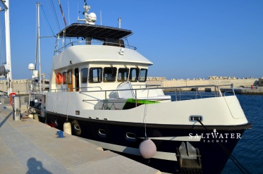 Steel Motor Trawler for Sale. Saltwater Yachts