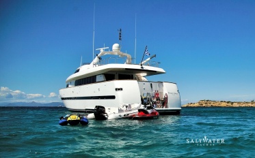 Motor Yacht Project Steel for crewed charter in Greece