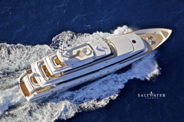 O'Rion Super Yacht for charter in Greece and Mediterranean. Morot Yacht charter in Greece. Saltwater Yachts