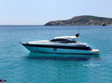 Pershing 62 used motor yacht for sale in Greece. Saltwater Yachts