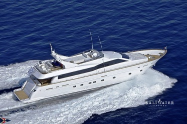 Tecnomar 100 used motor yacht for sale in Greece. Saltwater Yachts